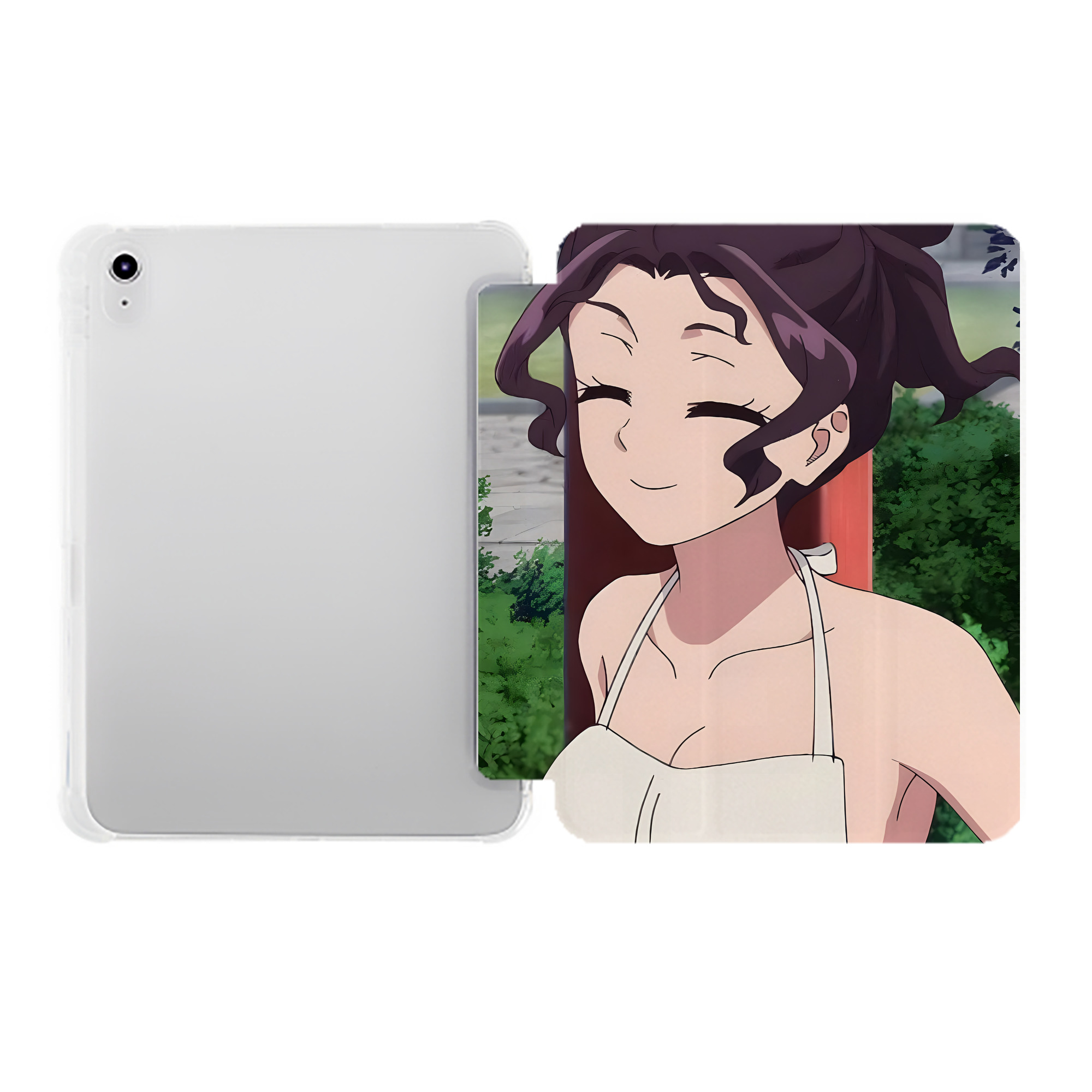 （画像用） 薬屋のひとりごと The Apothecary Diaries IPad ケース ペン収納付き 三つ折りスタンド PUレザー×シリコン 対応機種9.5/10.5/10.9インチ